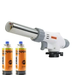 Maçarico Culinário Portátil Com Regulagem + 2 Refil NTK
