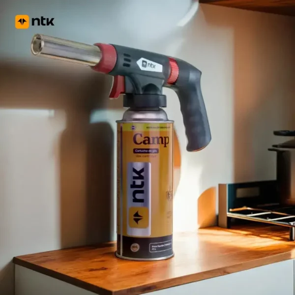Maçarico A Gás Culinário Portátil Profissional NTK + 1 Refil - Image 7