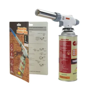 Maçarico Guepardo Profissional 360º Com Regulagem Gourmet
